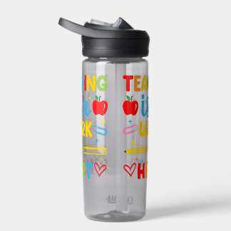 Lehren ist eine Herzensarbeit Lehrer-Geschenk Trinkflasche