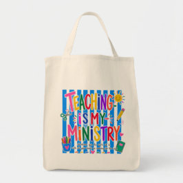 Lehren ist mein Dienst - Christliche Lehrertasche Tragetasche