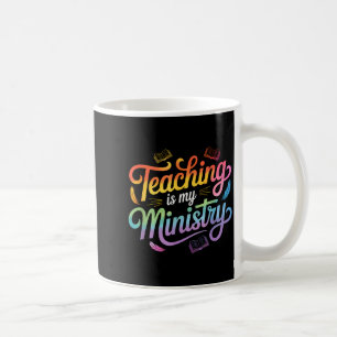 Lehren ist mein Dienst Jesus Christlicher Lehrer Kaffeetasse