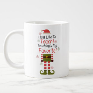 Lehren ist mein Favorit Jumbo-Tasse