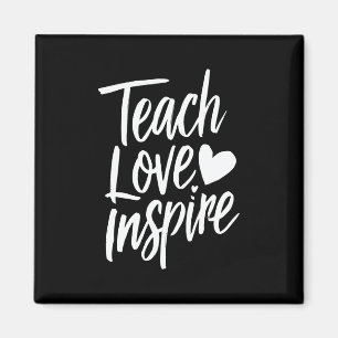 Lehren Liebe Inspirieren Lehrer-Tag-Geschenk Lehre Magnet