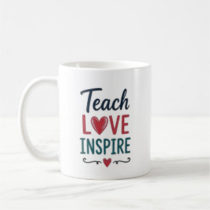 Lehren Liebe Inspirieren Personalisiert Kaffeetasse