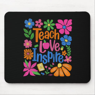 Lehren Liebe Inspirieren Zurück zur Schule Mousepad