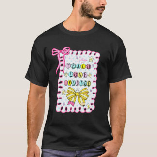 Lehren Liebe Inspirieren Zurück zur Schule Süßer L T-Shirt