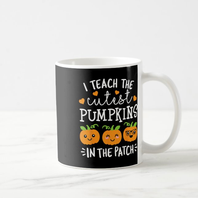 Lehren Sie die Niedlichsten Kürbis in das PatchHal Kaffeetasse (Rechts)