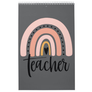 Lehren Sie Lehrer Liebe Inspirieren Geschenk Regen Kalender