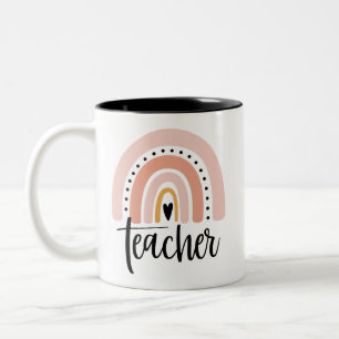 Lehren Sie Lehrer Liebe Inspirieren Geschenk Regen Zweifarbige Tasse