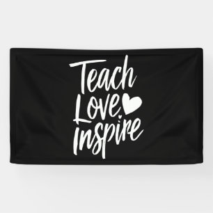 Lehren Sie Liebe Inspirieren Tag des Lehrers Gesch Banner