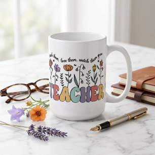 Lehren Sie sie Lieben Sie sie Lehrer Anerkennung Kaffeetasse