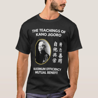 Lehren von Jigoro Kano Japanischer Judo-T - Shirt