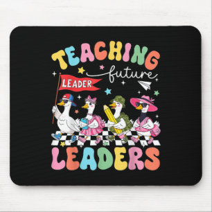 Lehren zukünftiger Führer Dummer-Gänse-Lehrer-Rück Mousepad