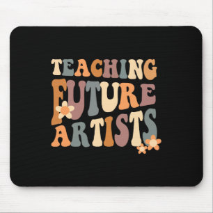 Lehren zukünftiger Künstler Retro-Lehrer Studenten Mousepad