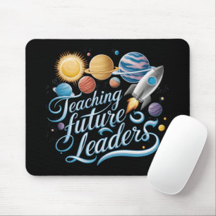 Lehrende zukünftige Führungskräfte Weltraum Planet Mousepad