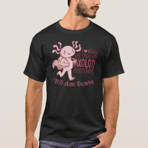 Lehrer 100 Tage der Schule Brighter Axolotl Questi T-Shirt
