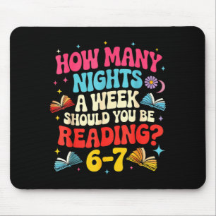 Lehrer 67 Wie viele Nächte pro Woche sollten Sie R Mousepad
