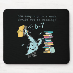 Lehrer 6-7 Wie viele Nächte pro Woche sollten Sie Mousepad