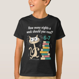 Lehrer 6-7 Wie viele Nächte pro Woche sollten Sie T-Shirt