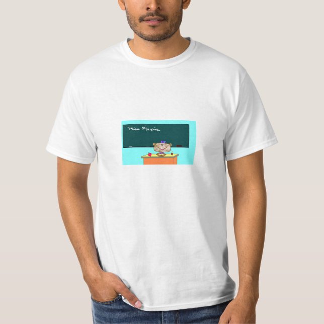 Lehrer-Affe-Shirt T-Shirt (Vorderseite)