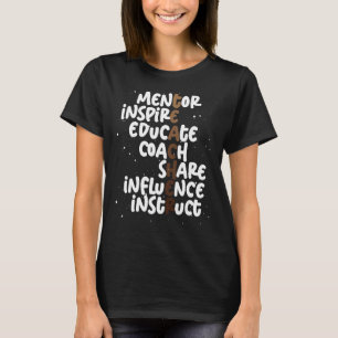 Lehrer Afrikanischer amerikanischer Erzieher Proud T-Shirt