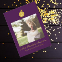 Lehrer Apfel Abschluss