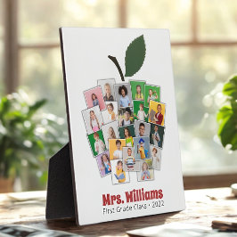 Lehrer Apple Collage Lehrer's Geschenk 22 Fotos Fotoplatte