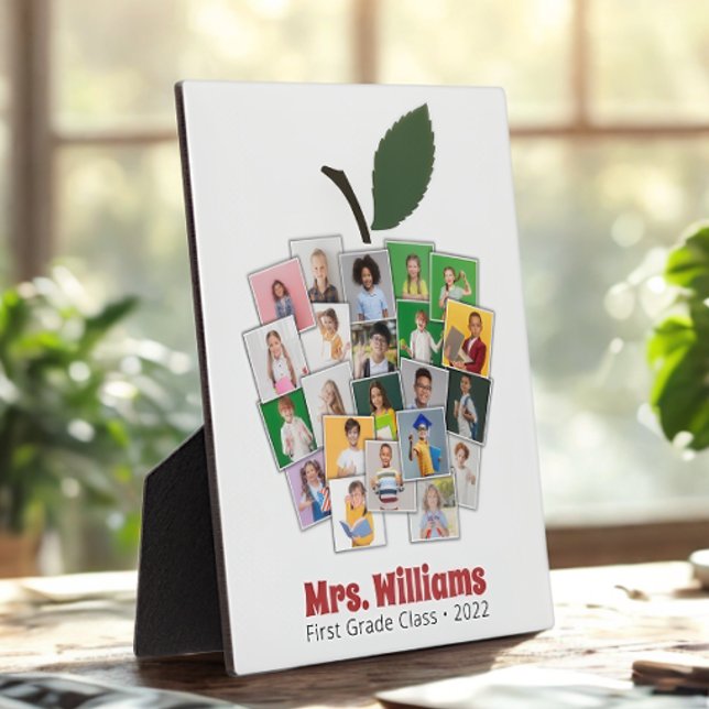 Lehrer Apple Collage Lehrer's Geschenk 22 Fotos Fotoplatte (Von Creator hochgeladen)