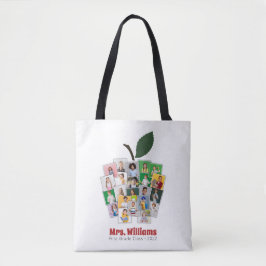 Lehrer Apple Collage Lehrer's Geschenk 22 Fotos Tasche