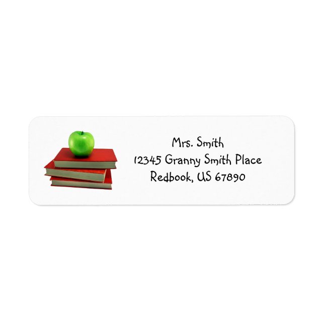 Lehrer Apple on Books Labels (Vorne)
