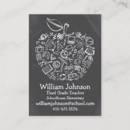 Lehrer-Apple-Visitenkarte Visitenkarte