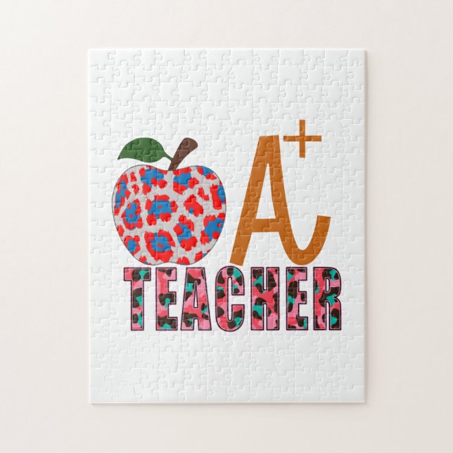 Lehrer Art Apple A Plus Lehrer (Vertikal)