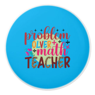 Lehrer Art Problem Solver Mathematiker Lehrer Keramikknauf