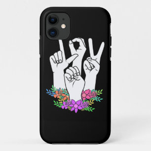 Lehrer ASL Handzeichen Case-Mate iPhone Hülle