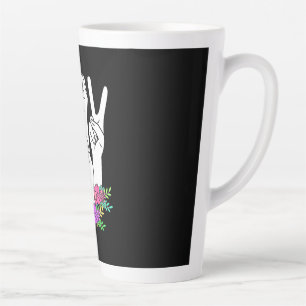 Lehrer ASL Handzeichen Milchtasse