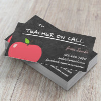 Lehrer auf Niedlichem Apple-Mainboard