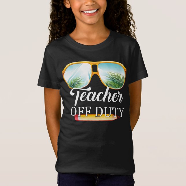Lehrer aus der Pflicht Sonnenbrille Beach Sunset T-Shirt (Vorderseite)
