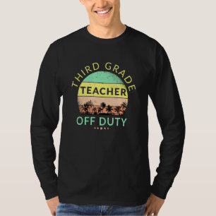 Lehrer aus der Schule Beach Urlaub Sommersonnen T-Shirt