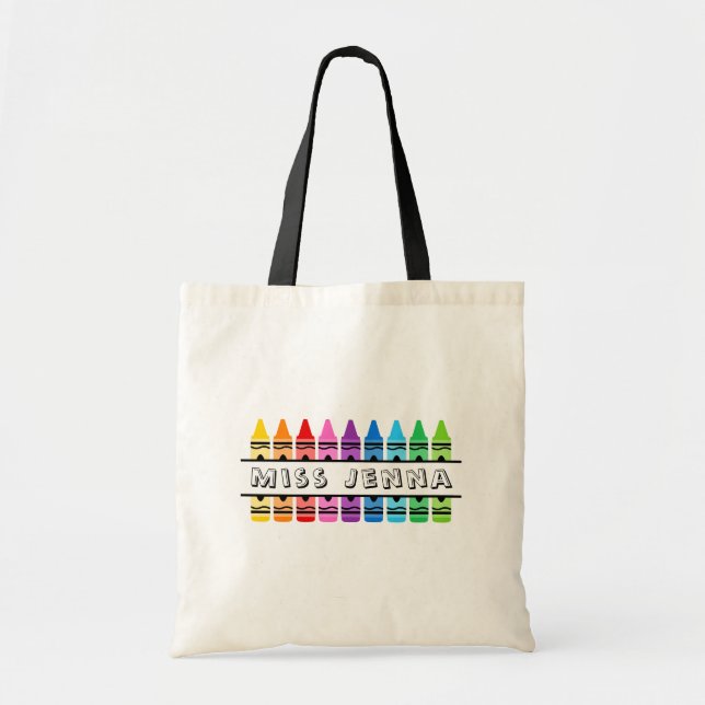 Lehrer Bewertung Individuelle Name Tote Bag Tragetasche (Vorne)