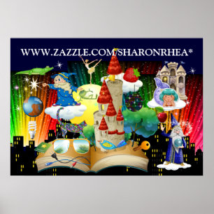 Lehrer / Bibliothek / Jedermanns Poster