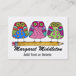 Lehrer/Bildung-Visitenkarte durch SRF Visitenkarte