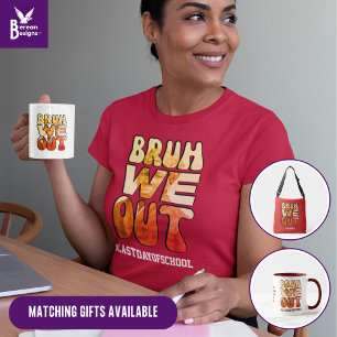 Lehrer BRUH WE OUT Juneteenth Harriet Tubman T-Shirt