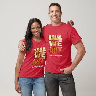 Lehrer BRUH WE OUT Juneteenth Harriet Tubman T-Shirt
