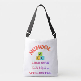 Lehrer Coffee Tote Bag – Lustiger Schul-Spruch Tragetaschen Mit Langen Trägern