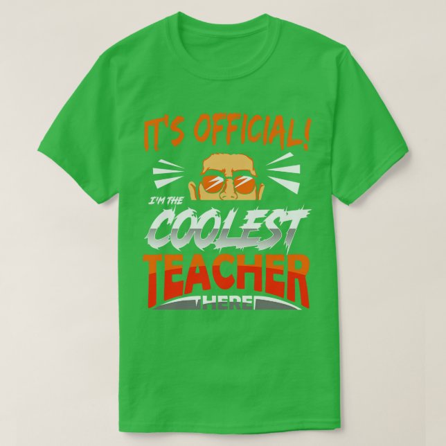 Lehrer Coolster Lehrer T-Shirt (Design vorne)