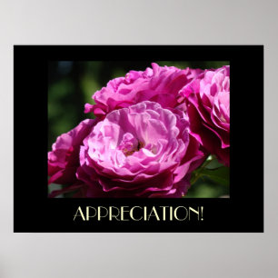 LEHRER DANKESGESCHENK Kunst Drucke Rosen Garten
