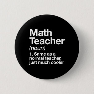 Lehrer-Definition Lustig Byck Zur Schule Zuerst Button
