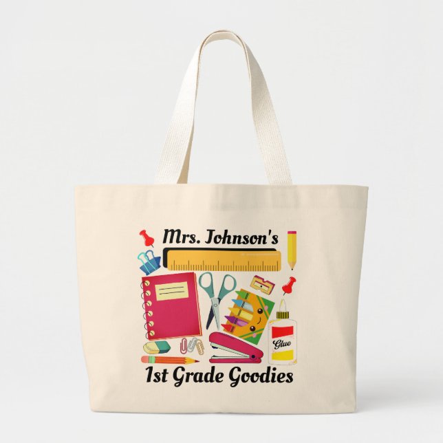 Lehrer der 1. Klasse Stuff Große Tote Tasche (Vorne)
