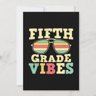 Lehrer der 5. Klasse Fifth Grade Vibes Einladung