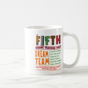 Lehrer der 5. Klasse Tour Rückkehr zur Schule Fift Kaffeetasse
