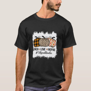 Lehrer der 5. Klasse Zurück zur Schule Kürbis Herb T-Shirt
