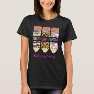 Lehrer der 7. Klasse lehren Liebe inspirieren Blei T-Shirt
